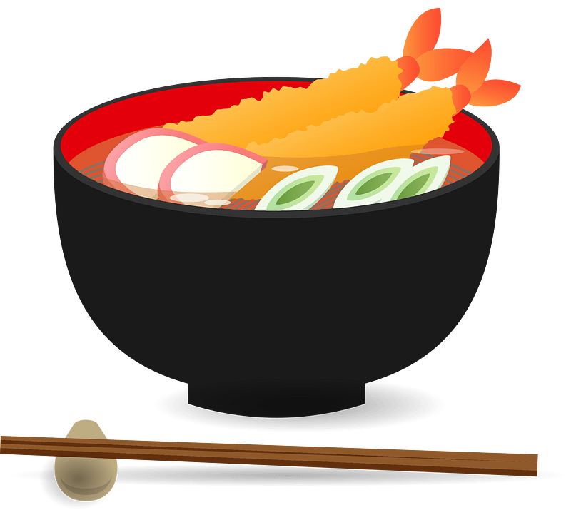 Tempura Soba Noodle Food