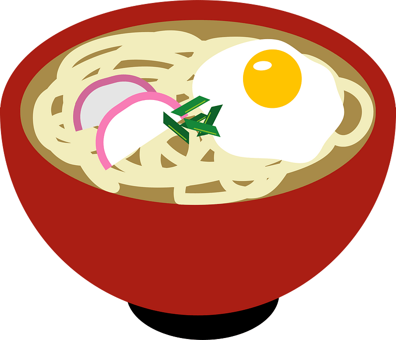 Tsukimi Udon Noodle Food