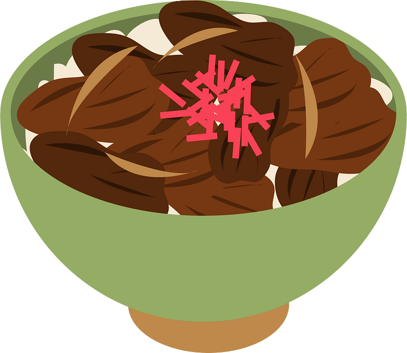 Gyudon Beef Bowl Food