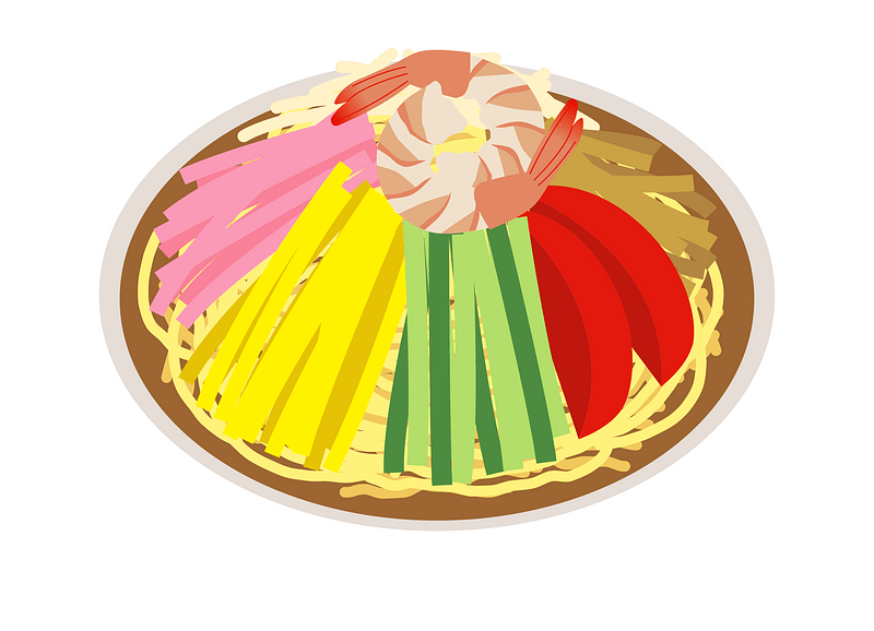 Hiyashi Chuka Noodle Food
