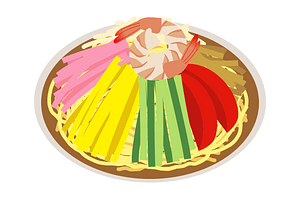 Hiyashi Chuka Noodle Food