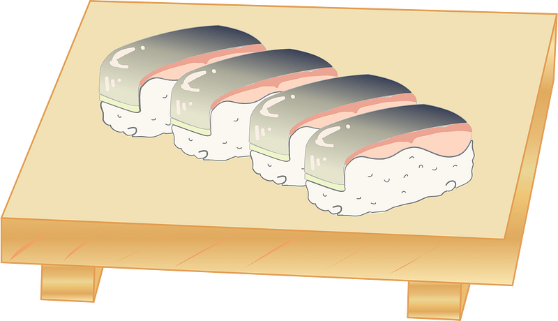 Mackerel Sushi Food