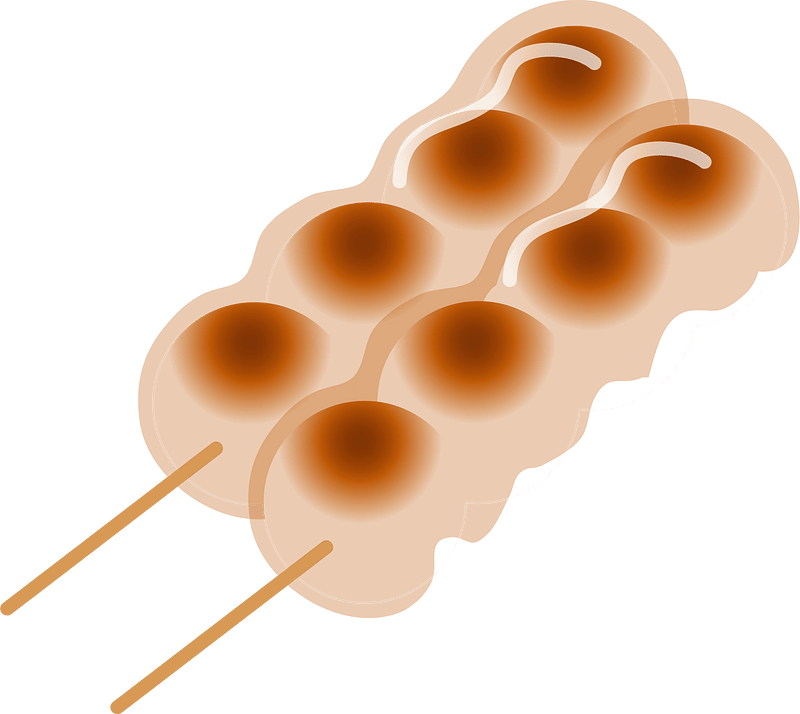 Mitarashi Dango Japanese Sweet