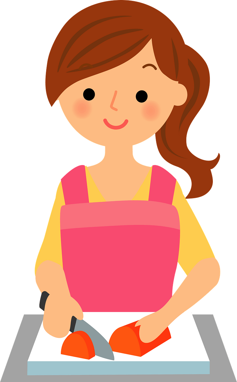 (Rosa) Woman is Cooking