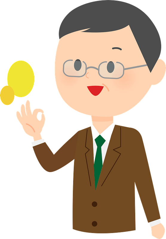 (Scott) Businessman is Giving an Ok Sign