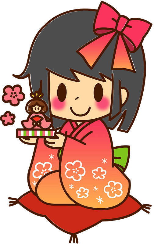 Hina Doll Hinamatsuri Girl