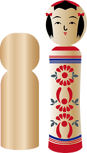 Kokeshi Japanese Doll