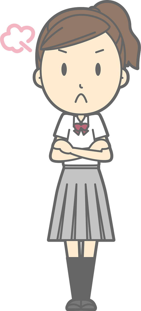 Female Student Angry