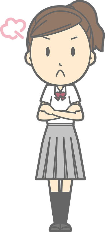 Female Student Angry