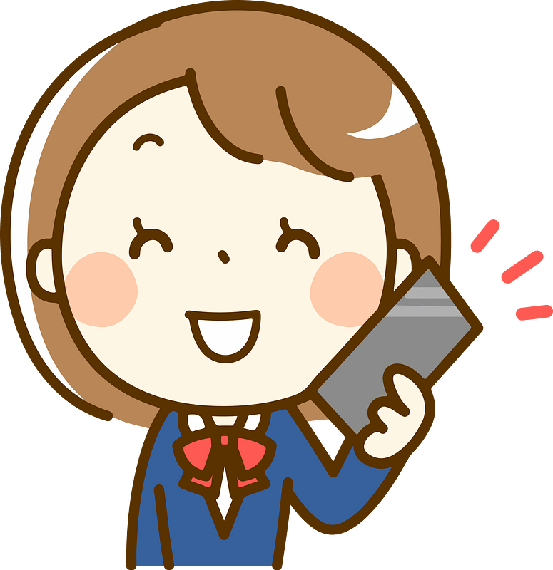 Female Student Smartphone