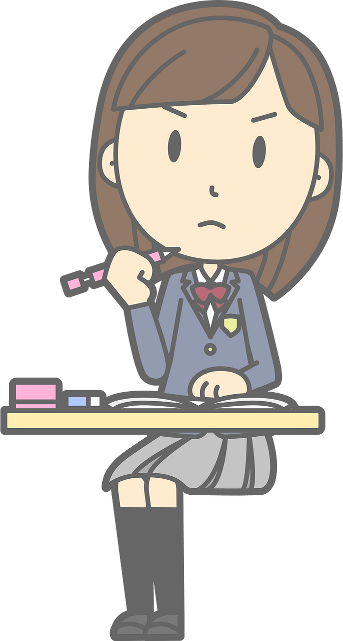 Female Student Study