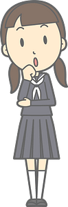 Female Student Think