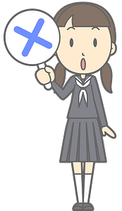 Female Student X Mistake