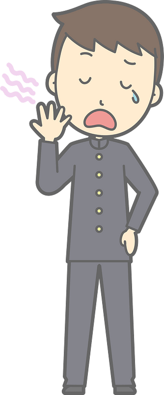 Male Student Yawn