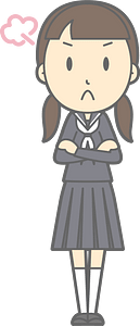 Female Student Angry