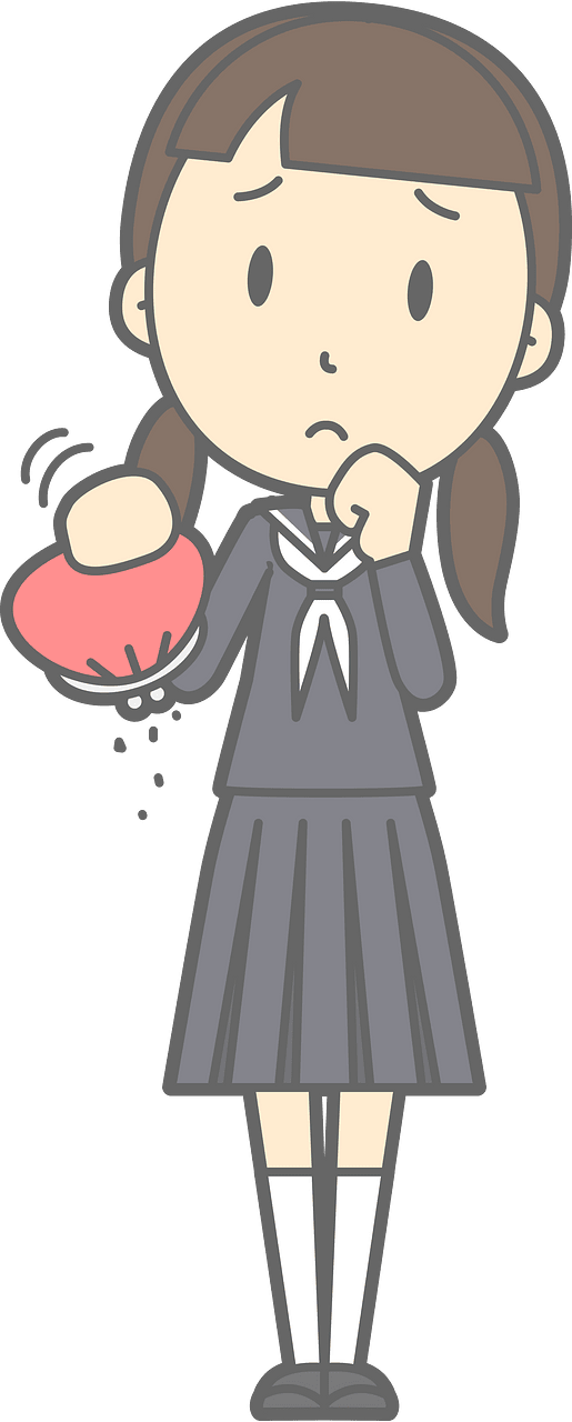 Female Student No Money