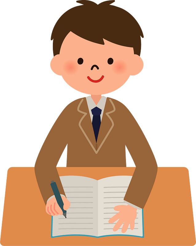 Male Student Study