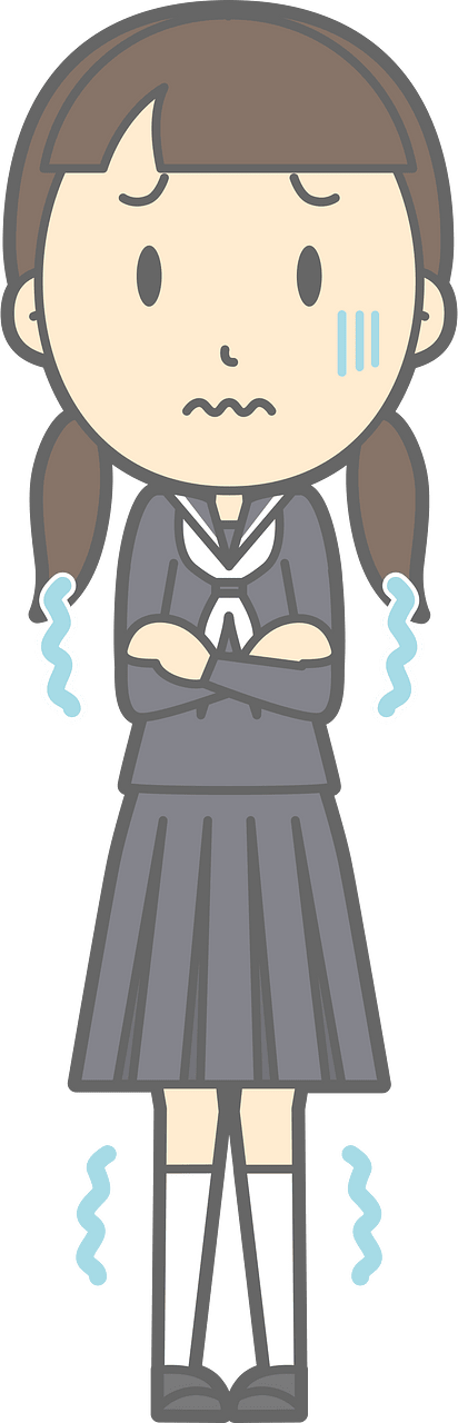 Female Student Cold