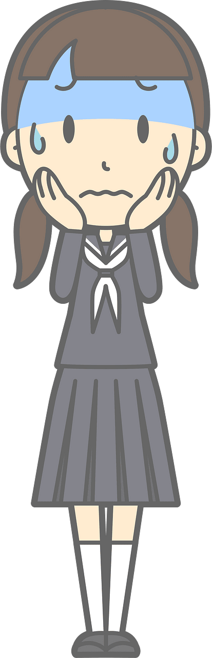 Female Student Nervous