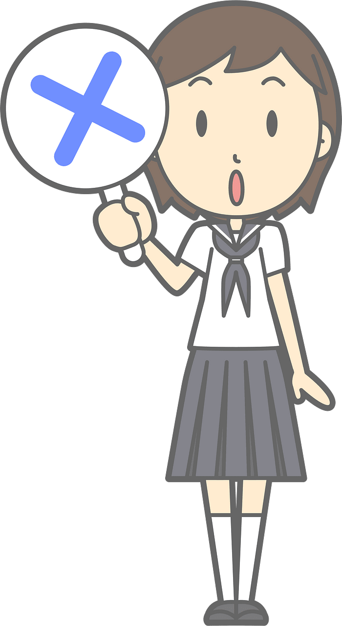 Female Student X Mistake