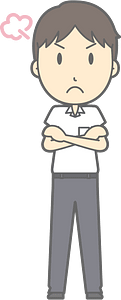 Male Student Angry