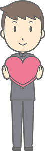 Male Student Heart