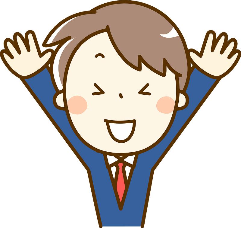 Male Student Joy