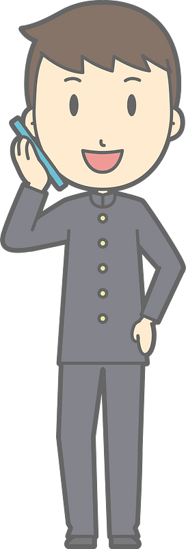 Male Student Mobile Phone