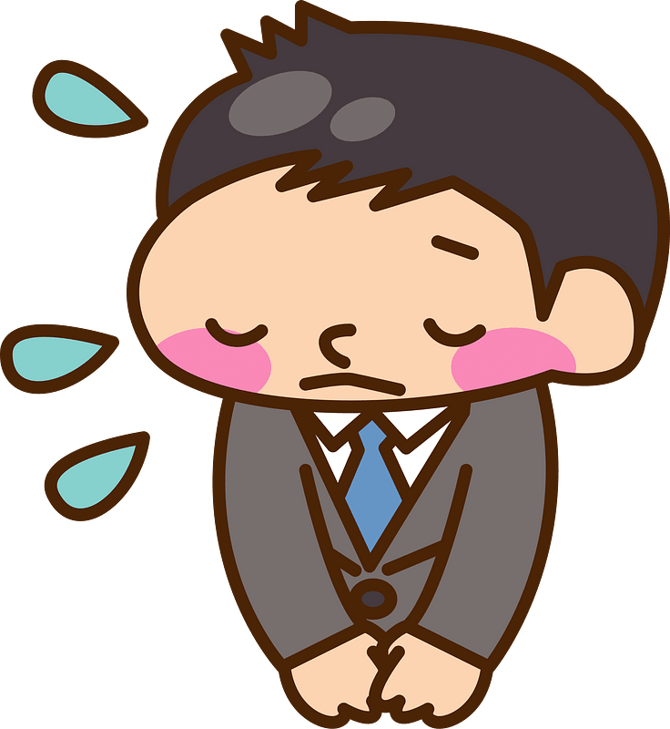 Business Man Apologize