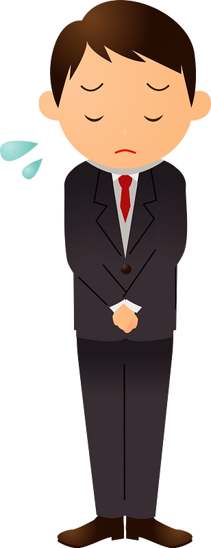 Business Man Apologize