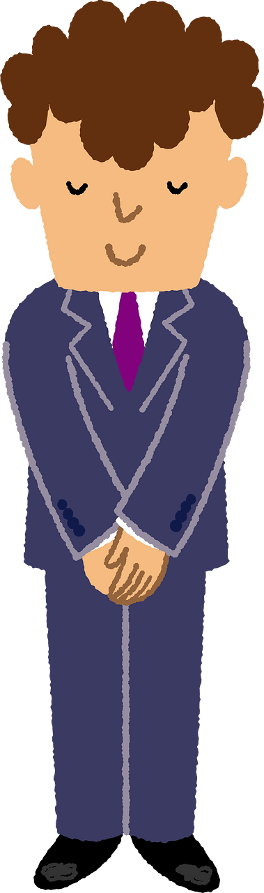 Business Man Bowing