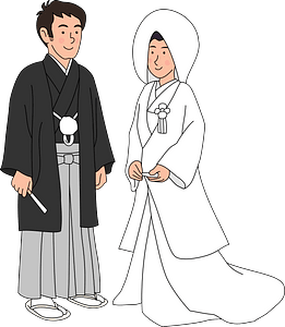 Japanese Wedding Bride Groom