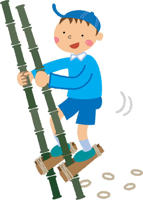 Stilts Traditional Toy Boy