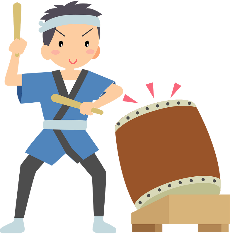 Taiko Japanese Percussion Man