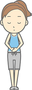 Woman Exercise Bow