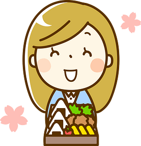 Woman Hanami Cherry Blossoms