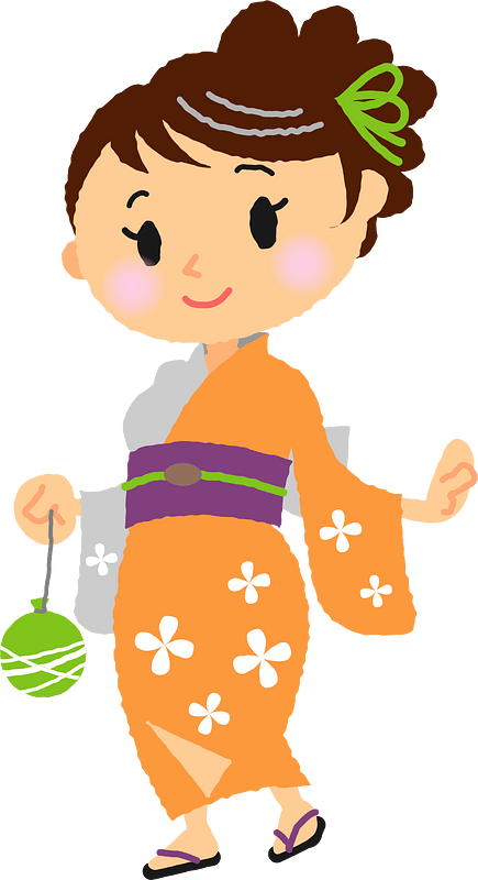 Woman Girl Yukata