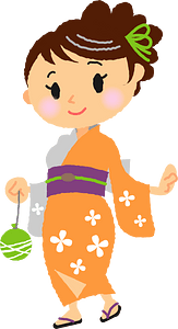 Woman Girl Yukata
