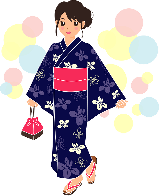 Woman Girl Yukata
