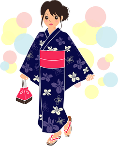 Woman Girl Yukata