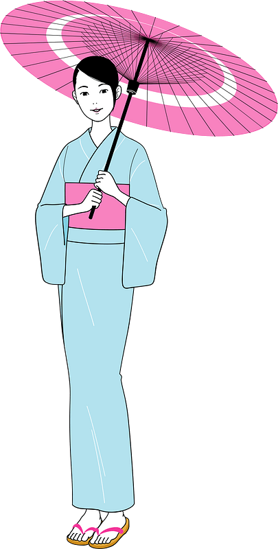 Woman Girl Yukata