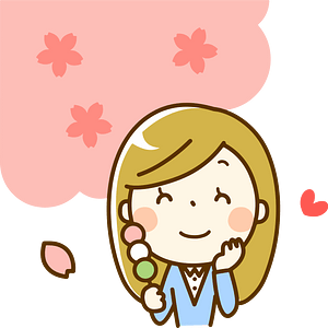 Woman Hanami Cherry Blossoms