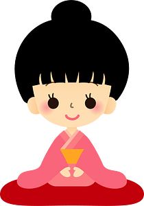 New Year Greeting Girl