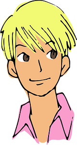 Young Man Blonde Hair