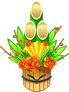 Kadomatsu Japanese New Year