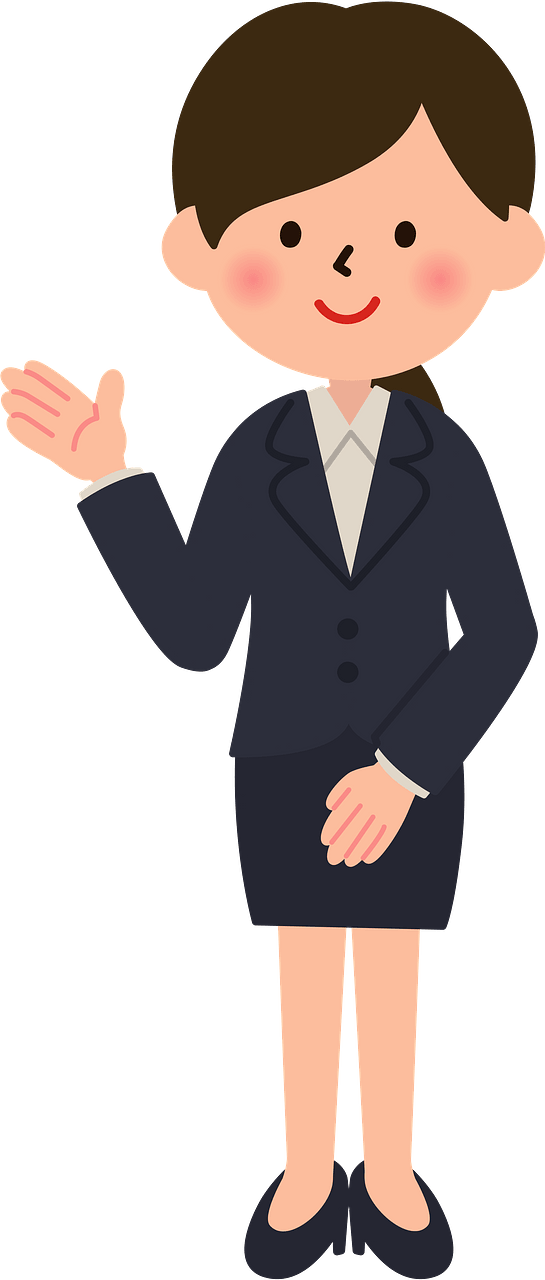 Businesswoman Acting as a Guide