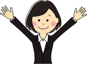 Businesswoman is Expressing Joy