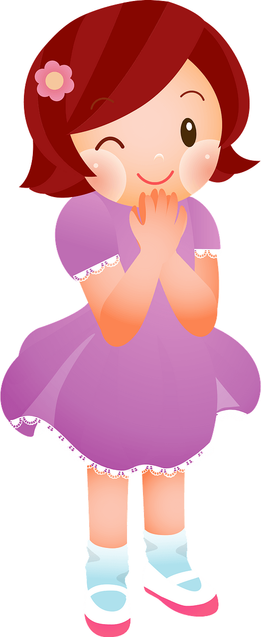 Little Girl is Winking