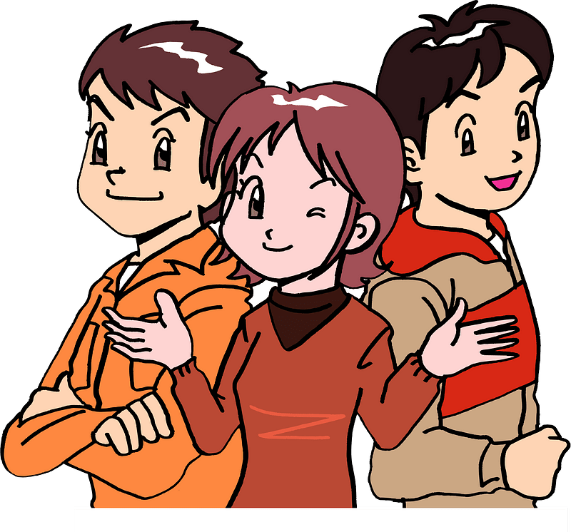 Three Young People