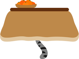 Kotatsu Heating Cat